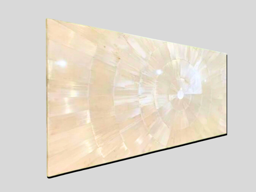 Natural Selenite Rectangular Dining Table for Home & Office Interior Décor